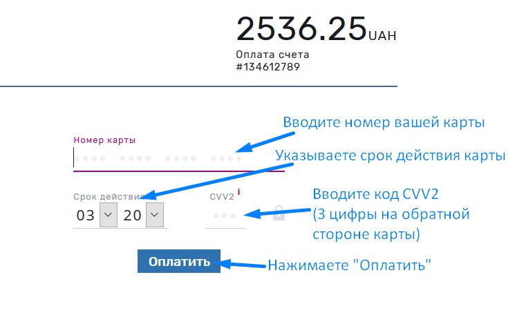 Оплата Bitcoin в Украине